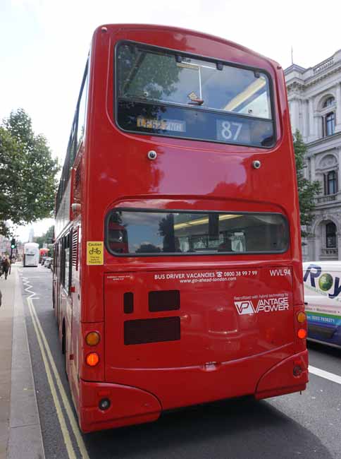 Go-Ahead London Volvo B7TL Wright WVL94 Vantage Power